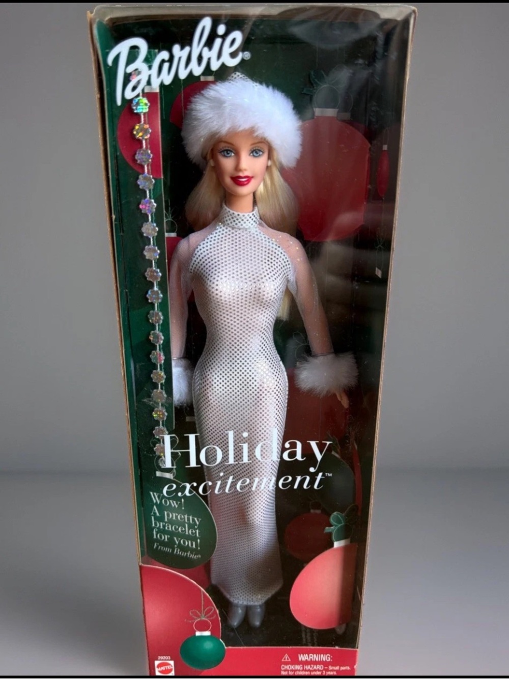 Holiday Excitement Barbie Doll - Mattel 2001 - NIB - Box In Great Condition